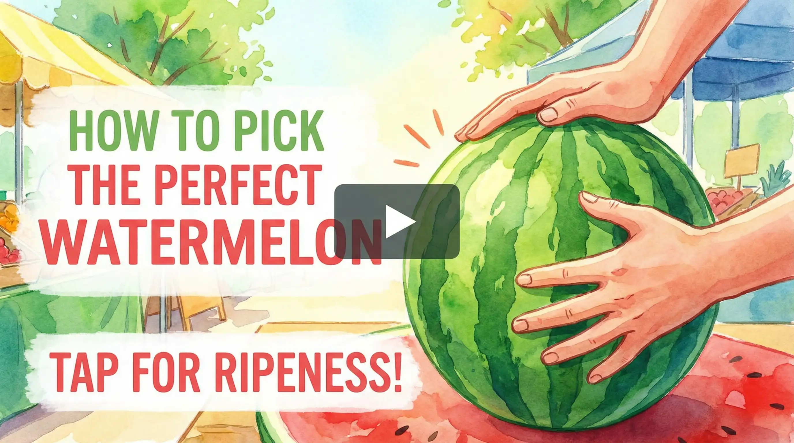 选瓜技巧视频：一看二听三摸 - 51吃瓜